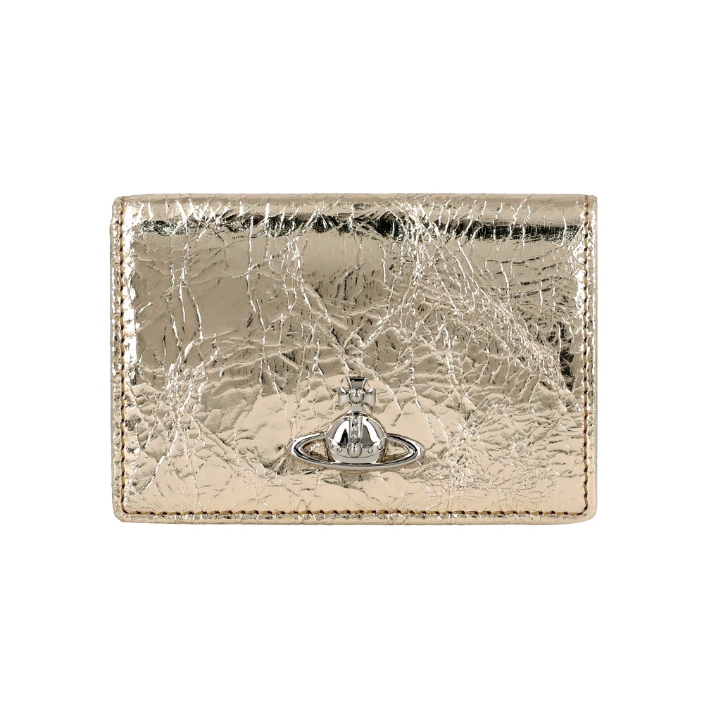 ビビアンウエストウッド メタリック クリークル カード財布 5402000PU L00A7 R401