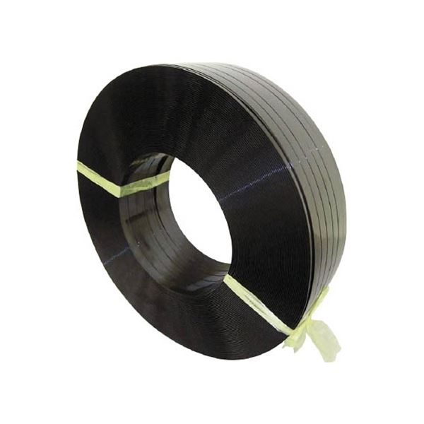 積水樹脂 ポリエステルバンド 1906x750m 黒 PET1906M 1巻