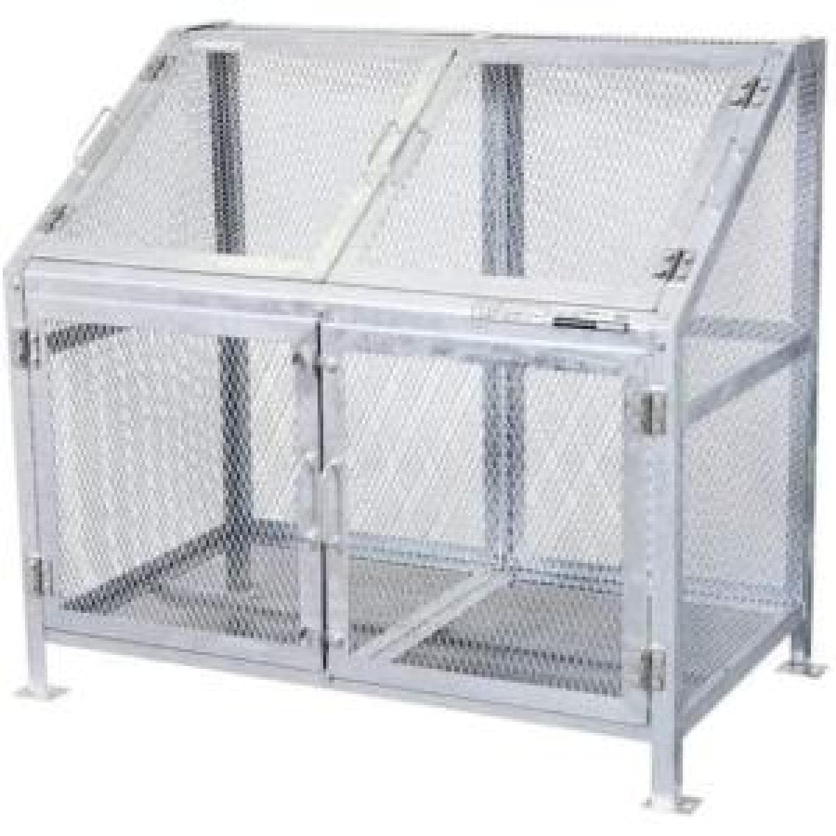 【I】【代引不可】グリーンライフ メッシュごみ収集庫(組立式）KDB-1200N W1250×D760×H1120ｍｍ 大型 ゴミ収集 ゴミステーション 屋外 52,680円