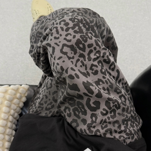 ワイド ヒョウ柄 ストリング ピンタック ウォッシング レオパードデニム コットンパンツ 男女共用 6,248円