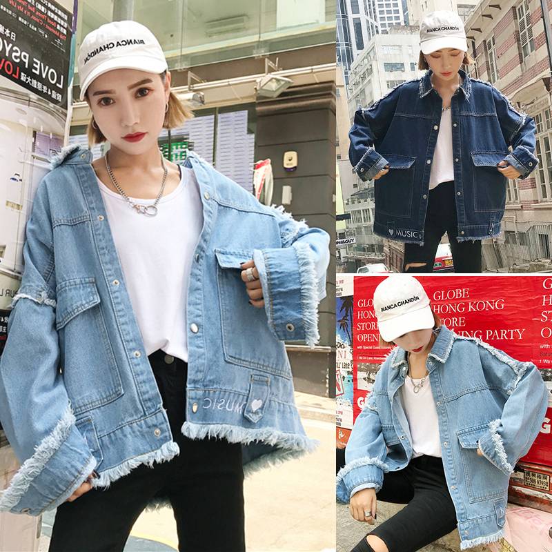 ジャケット レディース オーバーサイズ デニム ドロップショルダー Gジャン ポケット ゆったり おしゃれ アメカジ カジュアル かわいい ネイビー ライトブルー M L XL 2XL 3XL 4XL