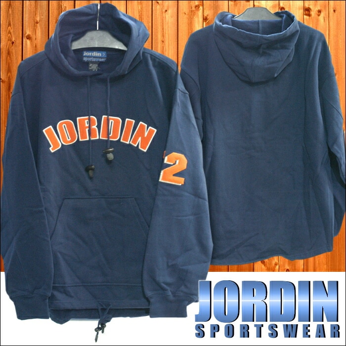 セール JORDIN SPORTSWEAR メンズ パーカー プルオーバー ナンバリング ネイビー ストリート スタイル HIPHOP ウェアー B系 服 ダンス ヒップホップ 西海岸 ファッショ