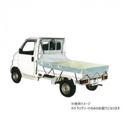 南榮工業 トラックシート(軽～小型トラック用) 寸法2.10m×2.65m シルバーホワイト TS-20 SW