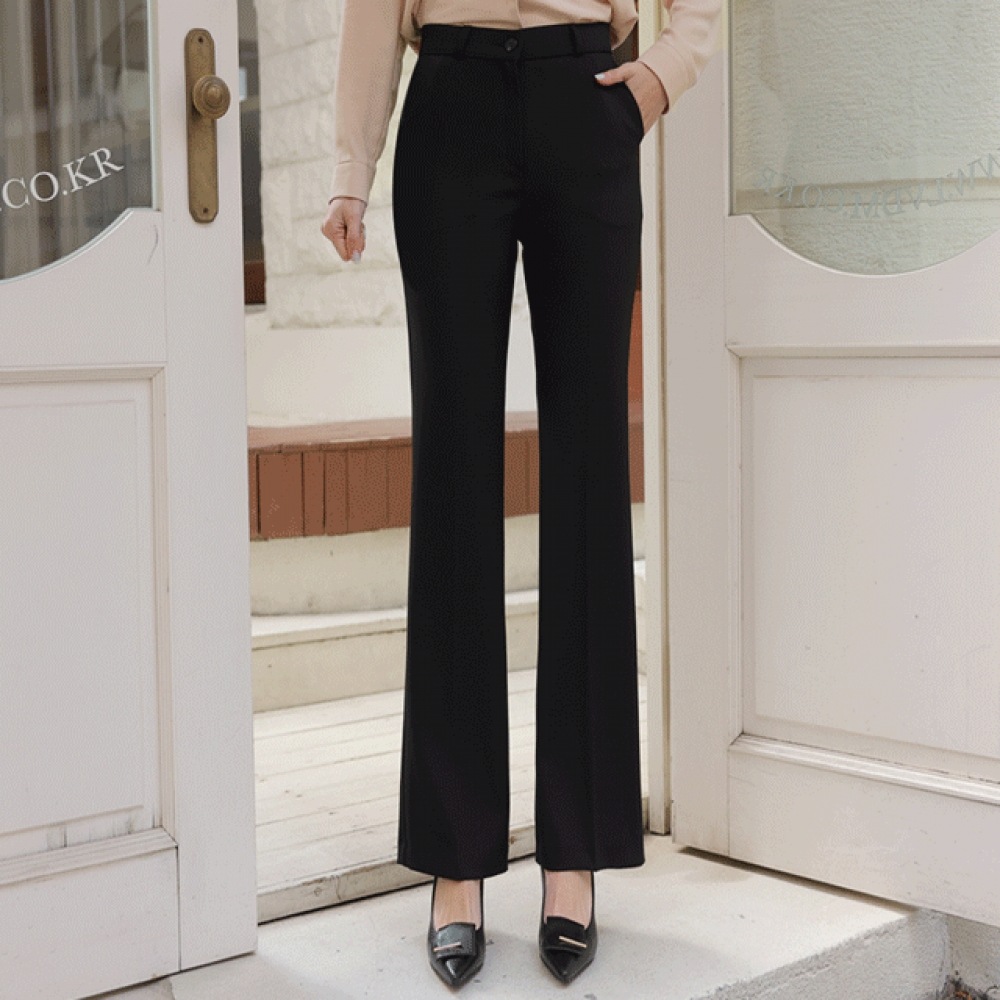 クリック&ファニーマイパーフェクトフィットブーツカットスラックス [SMLサイズ]