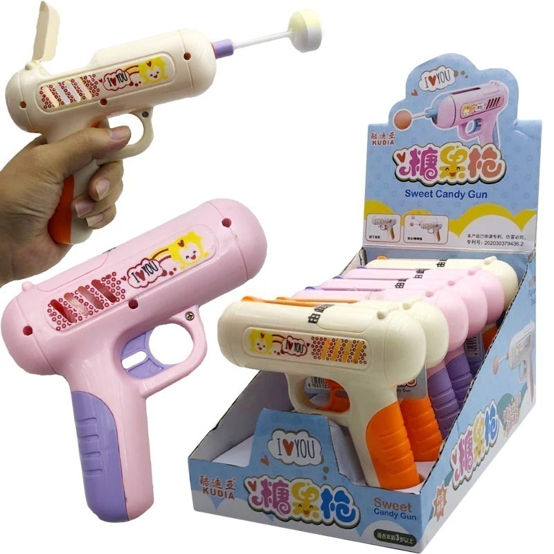 612Pcs ロリポップ発射銃収納銃子供用クリエイティブキャンディーおもちゃ子供に楽しいサプライズギフトを送る 誕生日プレゼント 子供の贈り物 誕生日プレゼント 子供の贈り物