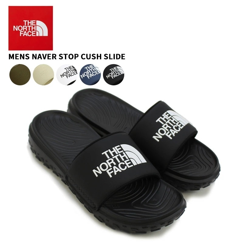 ザノース フェイス サンダル THE NORTH FACE Mens Never Stop Cush Slide ネバー ストップ クッシュ スライド シャワー 男性 メンズ