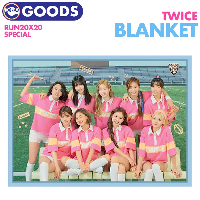 [即日] TWICE フランネルブランケット RUN 20X20 SPECIAL 公式グッズ