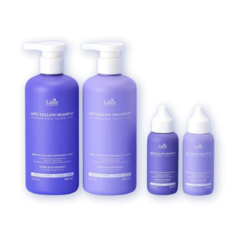 [脱色毛専用]アドール アンチ イエロー 補色 企画セット (+シャンプー50ml+トリートメント50ml )