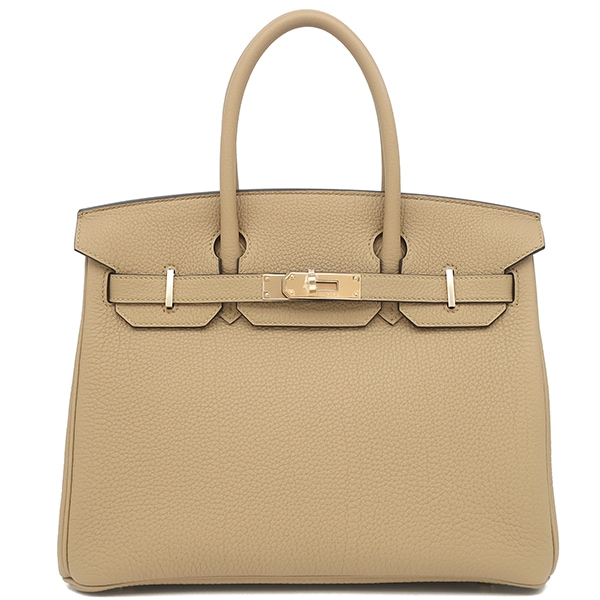 エルメス HERMES ハンドバッグ バーキン30 トゴ トレンチ シャンパンゴールド金具 新品 未使用 K刻印（2025年購入） 【箱】【中古】