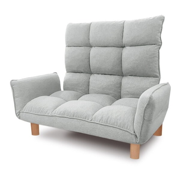 アーバン通商 スーパーハイバック カウチソファ F-1975-グレー メーカー直送