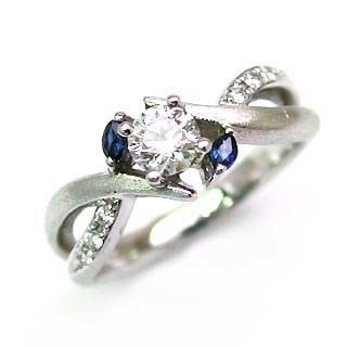 (Brand アニーベル) Pt ダイヤモンドリング（婚約指輪エンゲージリング）楽ギフ_包装02P26Mar16