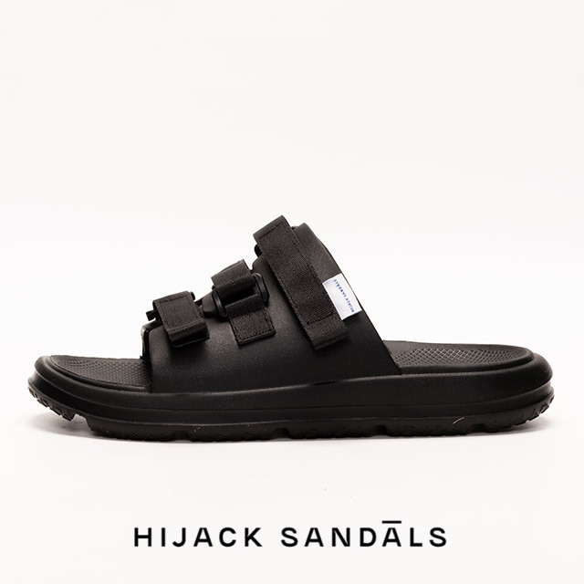 サンダル メンズ ALLEY Blach スポーツサンダル ベルクロサンダル 厚底 厚底サンダル ビーチサンダル おしゃれ カジュアルシューズ スポサン 歩きやすい スライドサンダル 黒 ブラック