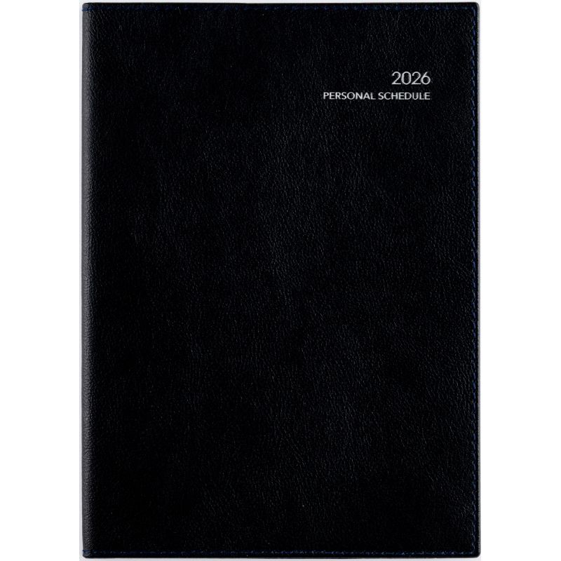 （まとめ買い）高橋書店 2026年 手帳 No.491 ディアクレール1 B6判 月間ブロック式 ブラック [x3]