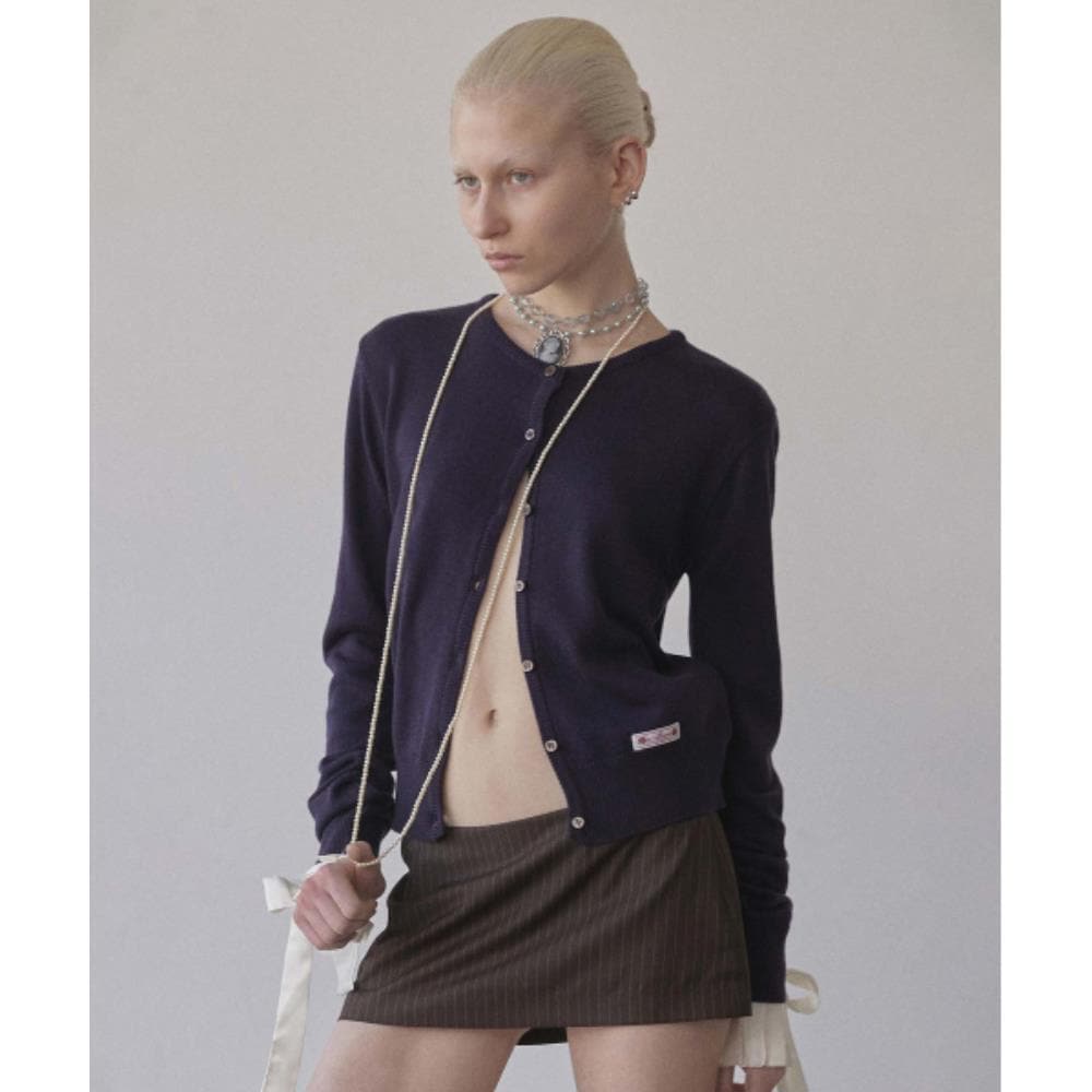 スカルプター My Go To Cardigan Navy SC25S222NA