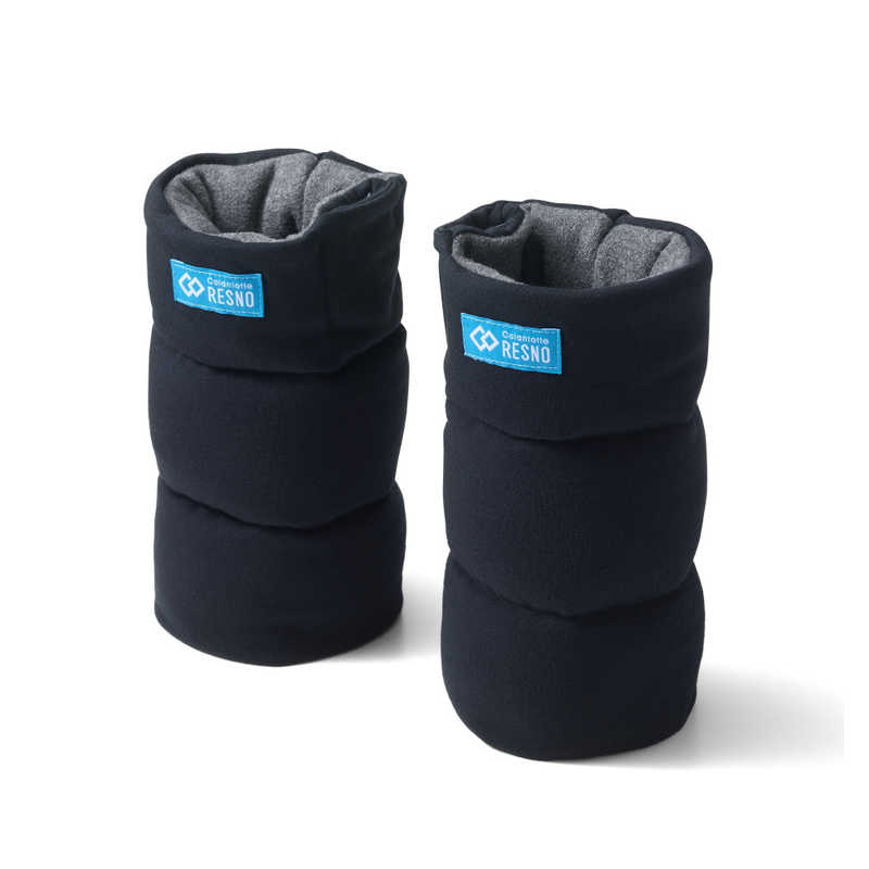 コラントッテ　RESNO ふわモコ MAGNE レッグウォーマー フリーサイズ Colantotte ［ユニセックス /(約)巾13cm×丈19cm］ ブラック/チャコールグレー　DCZAB3040