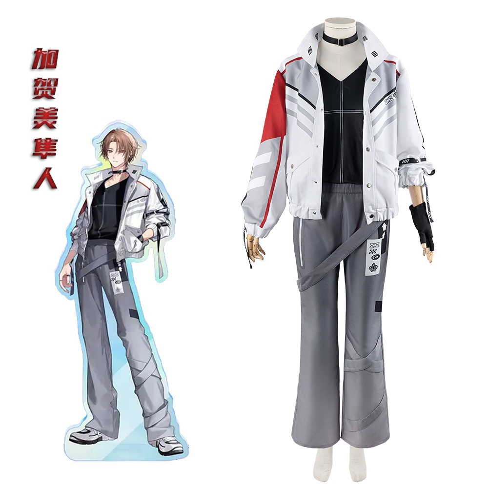 「にじさんじ」加賀美ハヤト VTuber コスプレ にじさんじ セットアップ YouTuber Nijisanji バーチャルライバ VTB Virtual YouTuber メガ割 剣持刀也 不破湊