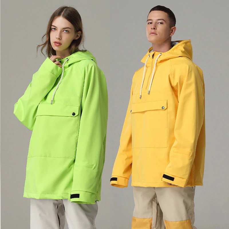 在庫処分　スノーボード ウェア スキーウェア スノボウェア パーカー ジャケット メンズ レディース 2023 耐水10000mm フード付き 韓国風 ハイネック トップス 保温防水防寒防風通気