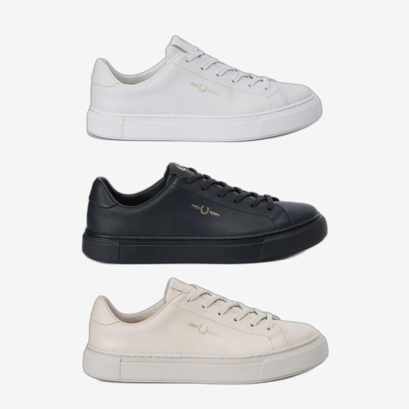 FRED PERRY B71 メンズレザー スニーカー 3種 SFPU2415310, SFPM2415310