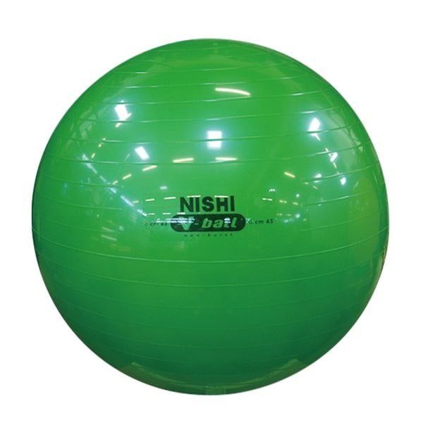ニシスポーツ NISHI ノンバーストVボール M メタリックライトグリーン NT5873C-960