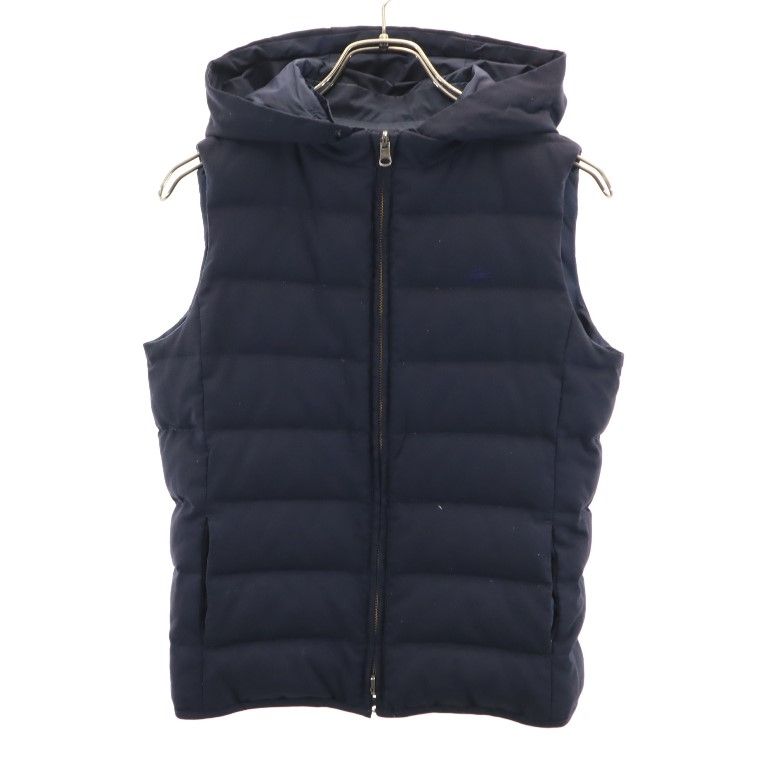 リバーシブル ウールブレンド ダウンベスト 36 ネイビー メンズ
