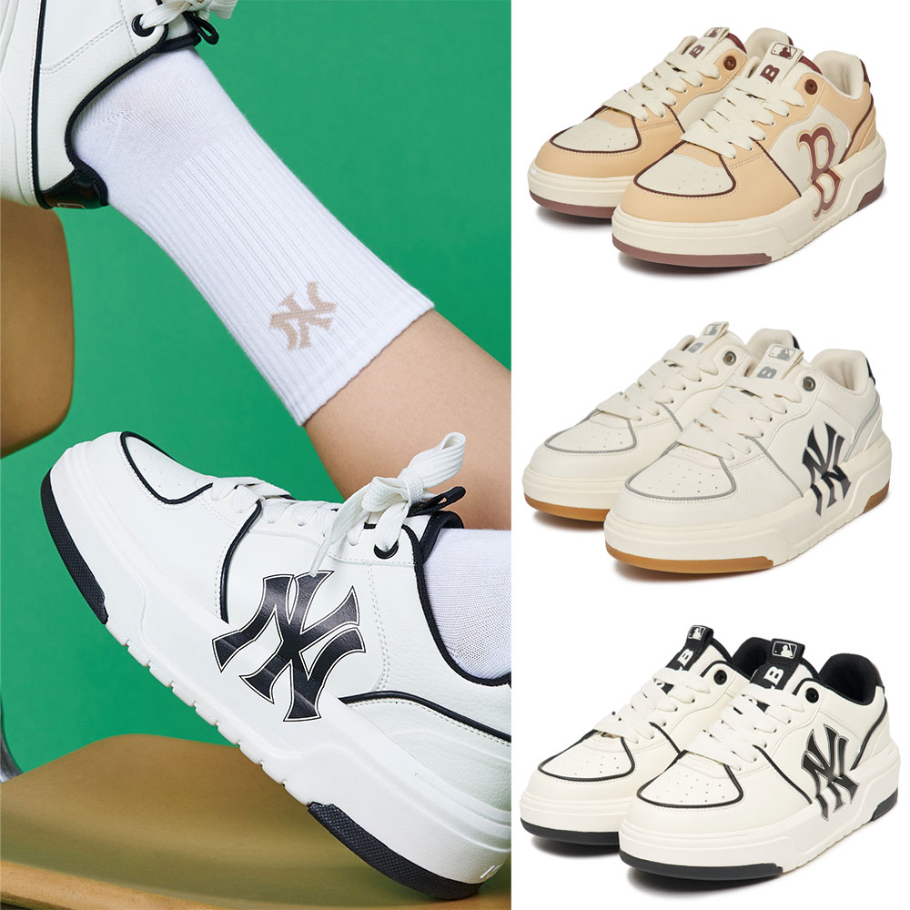 ボストンヤンキースメンズ レディーススニーカー 3ASXCA12N ボストンレッドソックスニューヨークヤンキースCHUNKY LINER 男女兼用シューズ運動靴