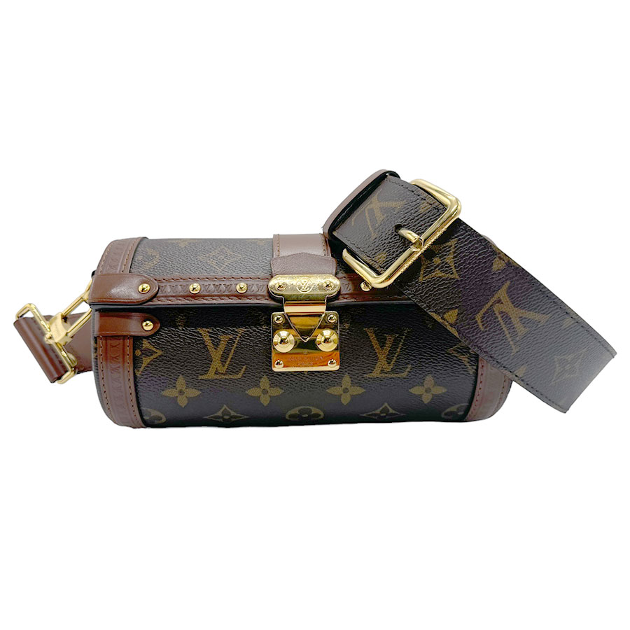 ルイ ヴィトン LOUIS VUITTON ショルダーバッグ モノグラム パピヨン トランク モノグラムキャンバス ブラウン レディース M57835 z9708