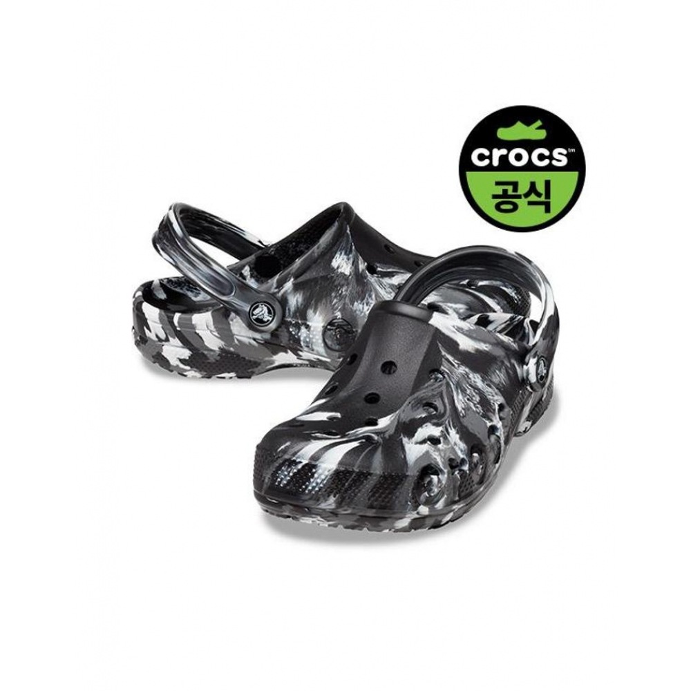 クロックス大人用 BAYA マーブルクロッグ BKW