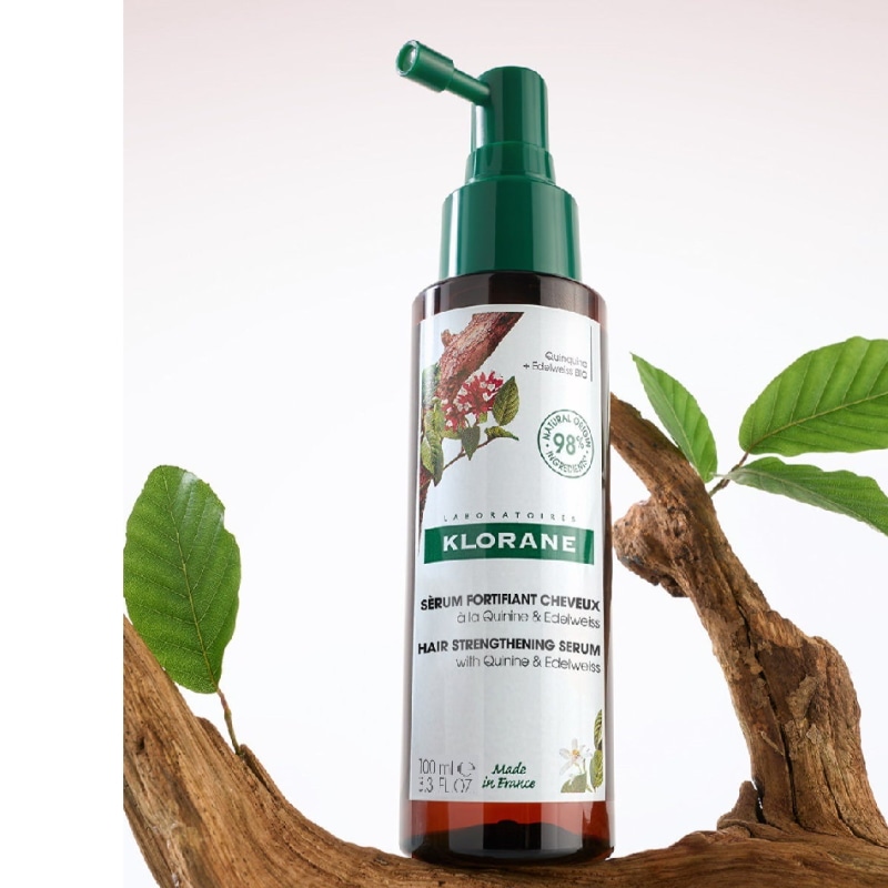 キニーネとエーデルワイスによるシンニングヘアセラム強化100ml