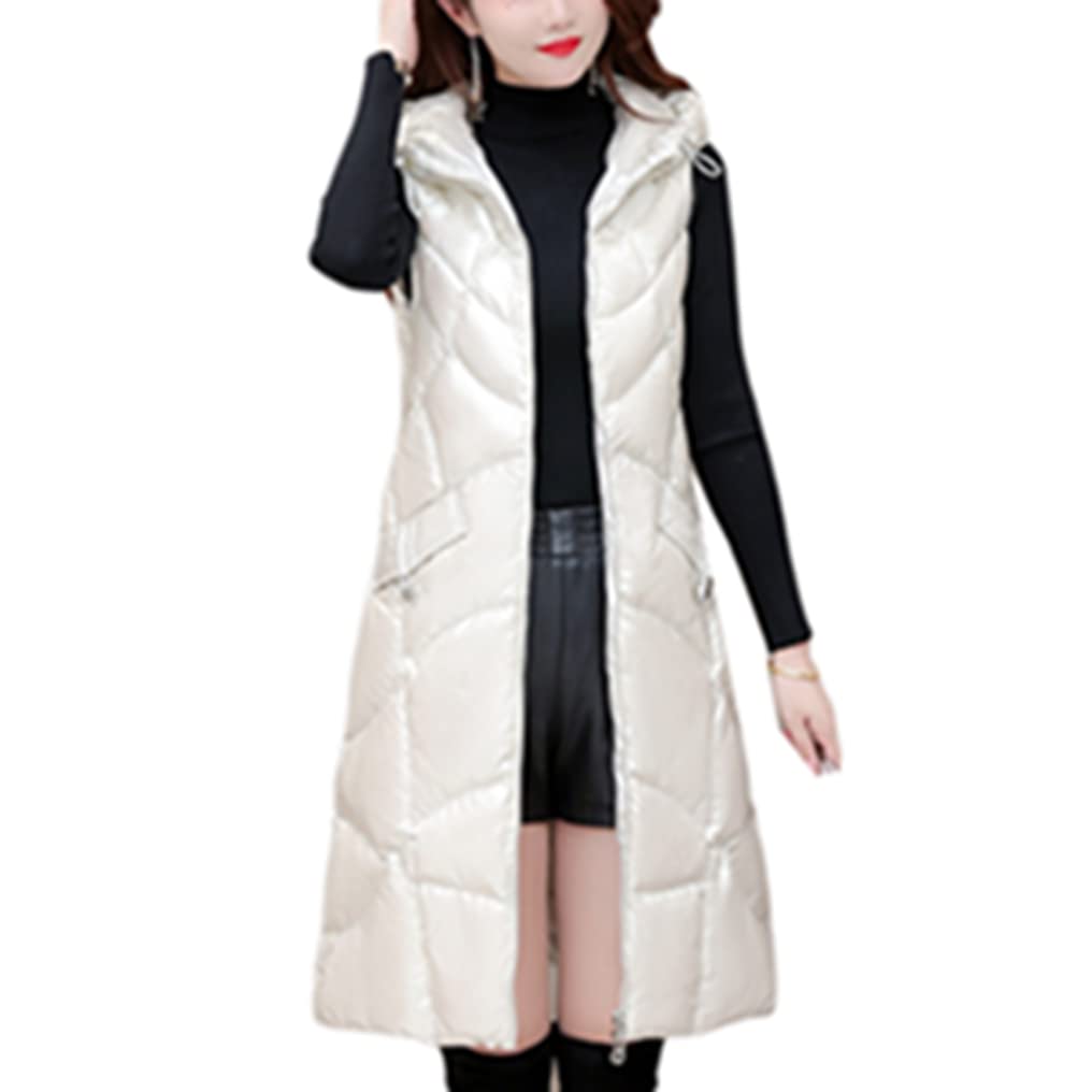 ダウンベスト レディース ベスト ダウンジャケット トップス ロング丈 軽量 防寒 暖かい 厚手 防風 冬秋春 ベスト ダウンベスト レディース 無地 タートルネック ショート丈 ノースリーブ 防寒