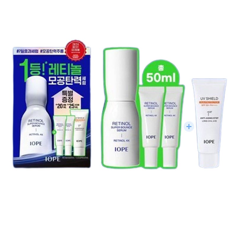 【正規品】レチノール スーパー バウンス セラム 30ml 企画 (+20ml+サン プロテクター 25ml)/7日効果セラム/毛穴縮小/肌弾力/密度弾力セラム/肌専門家おすすめセラム/密度弾力