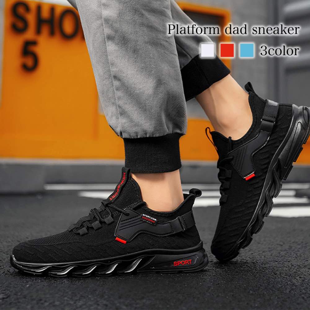 スニーカー メンズ 厚底ダットスニーカー 秋 シークレットシューズ ブラック 軽量 かかとなし 赤 厚底 白 靴 夏 マジック 高い ホワイト 冬 黒 4E ハイカット 結ばない 春 ウォーキング ラ