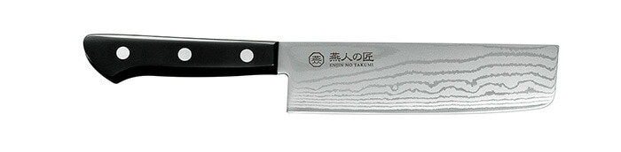燕人の匠 ［霞流し］菜切包丁165mm