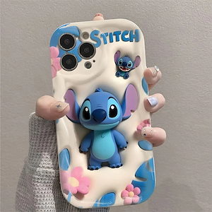 本日 スティッチ iPhone ケース 適用iPhone16 plus 携帯ケース iPhone 14 15 promax 大穴71