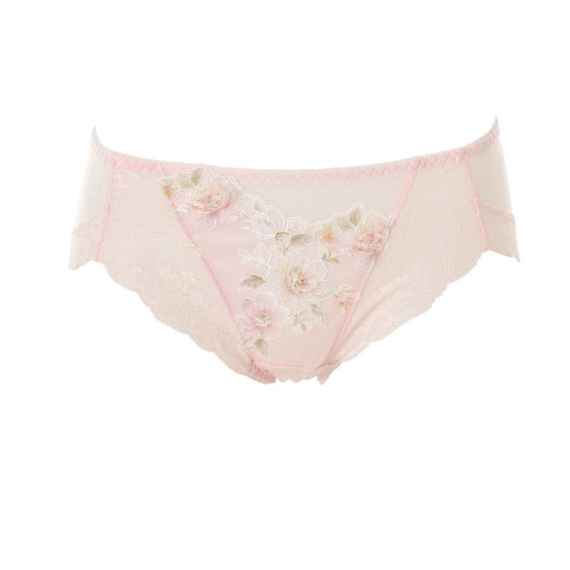 WBRC261フローラル刺繍ブラセット バックレースパンティー[WPTC261A]
