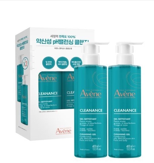 クリナンス クレンジングジェル 400ml ダブル企画*皮脂を抑える*弱酸性クレンザー