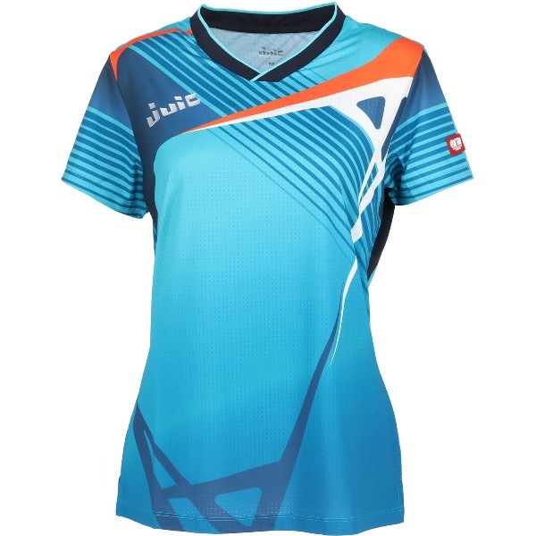 JUIC ジュウイック ジュイック JUIC イデア レディース 卓球 ゲームシャツ 5676W-BL レディース 半袖