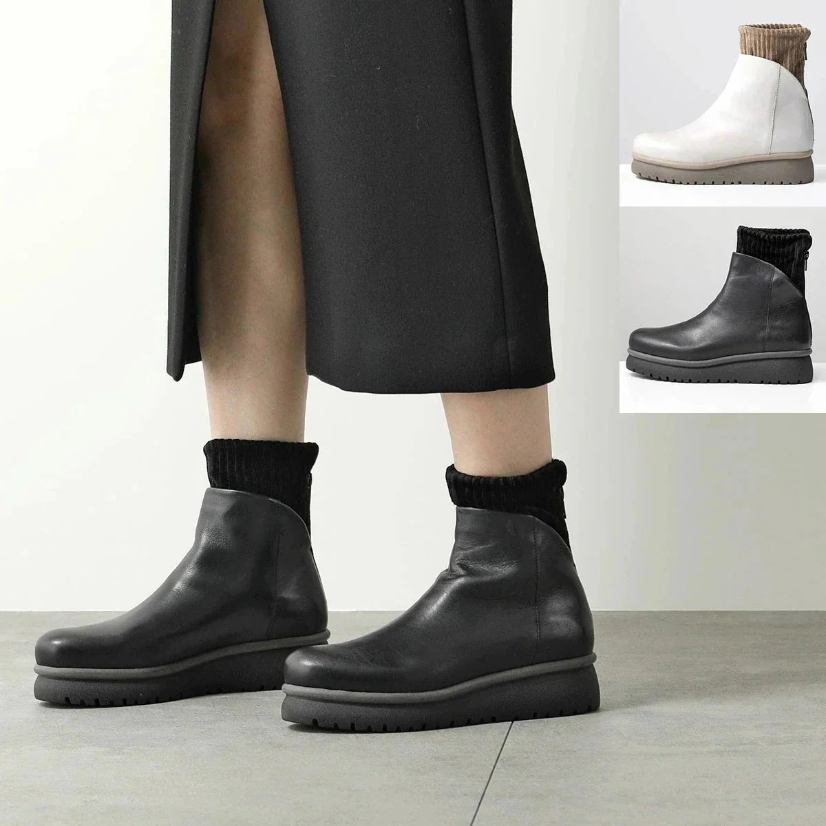Patrizia Bonfanti パトリシアボンファンティ ショートブーツ YAYA DREAMER ROY レディース レザー プラットフォーム 厚底 靴