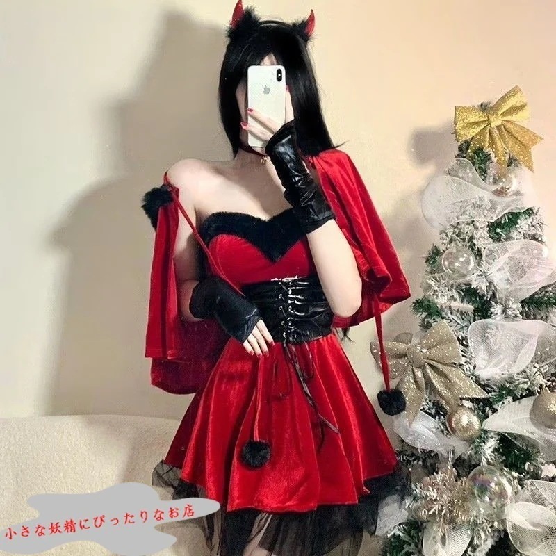 セクシークリスマスコスム女装スーツコスバニーガールハロウィンステージ衣装