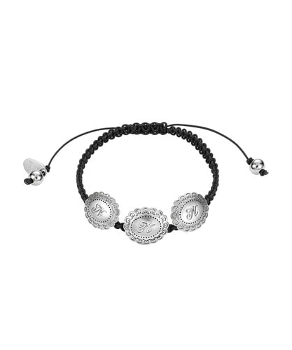 NFF trinity knot bracelet black トリニティノットブレスレット ブラック 韓国アクセ