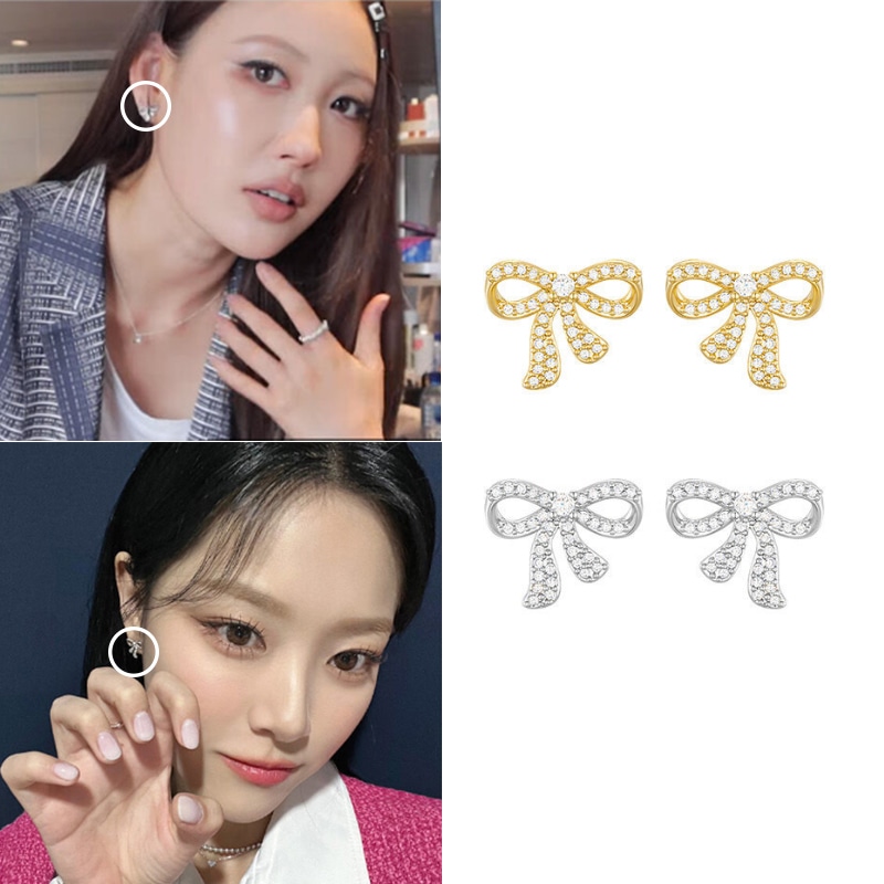 [イサベ今月の少女ヒョンジン着用] tango ribbonearring ピアス 人気ジュエリー 韓国ファッションジュエリー カスタムジュエリー