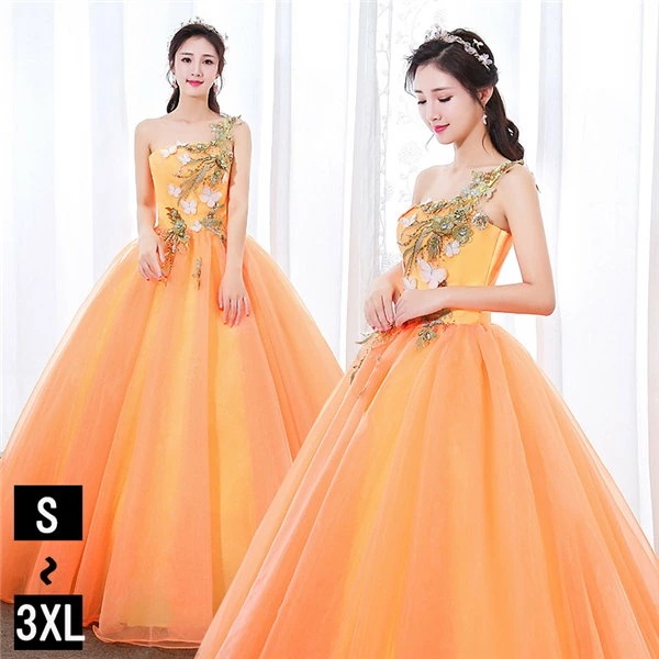カラードレス 演奏会 パーティードレス ウェディングドレス ロングドレス ピアノ 発表会 結婚式 披露宴 二次会 お呼ばれ 成人式 5号 7号 9号 11号 13号 15号 大人 ステージ衣装 大きい