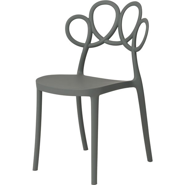 チェア グレー （約W50.5×D54×H83.5×SH44.5cm） 完成品