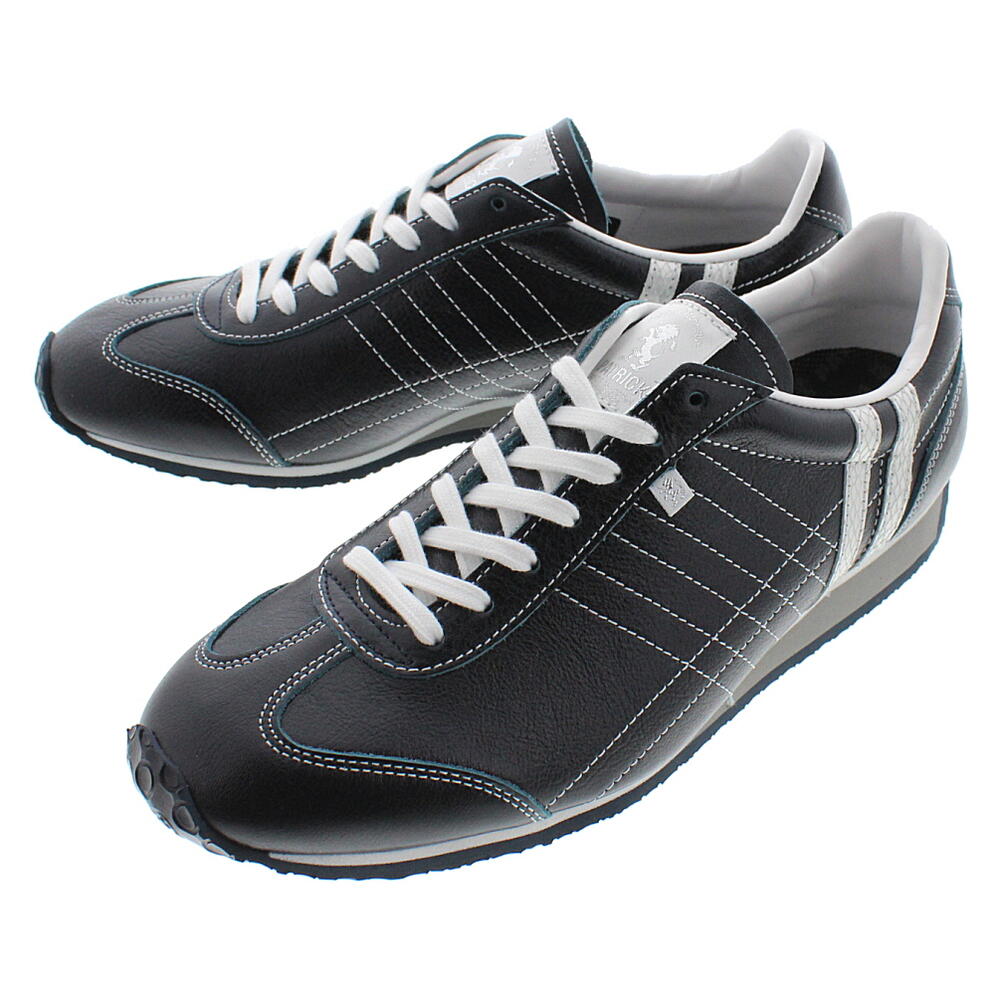 正規品 スニーカー パミール PAMIR ネイビー/シルバー 27206