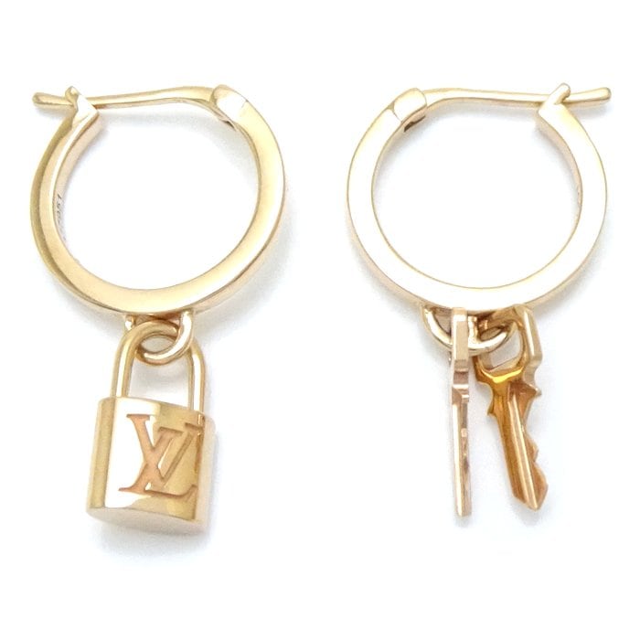 クレオールロックイット ピアス K18PG ピンクゴールド/293219【中古】