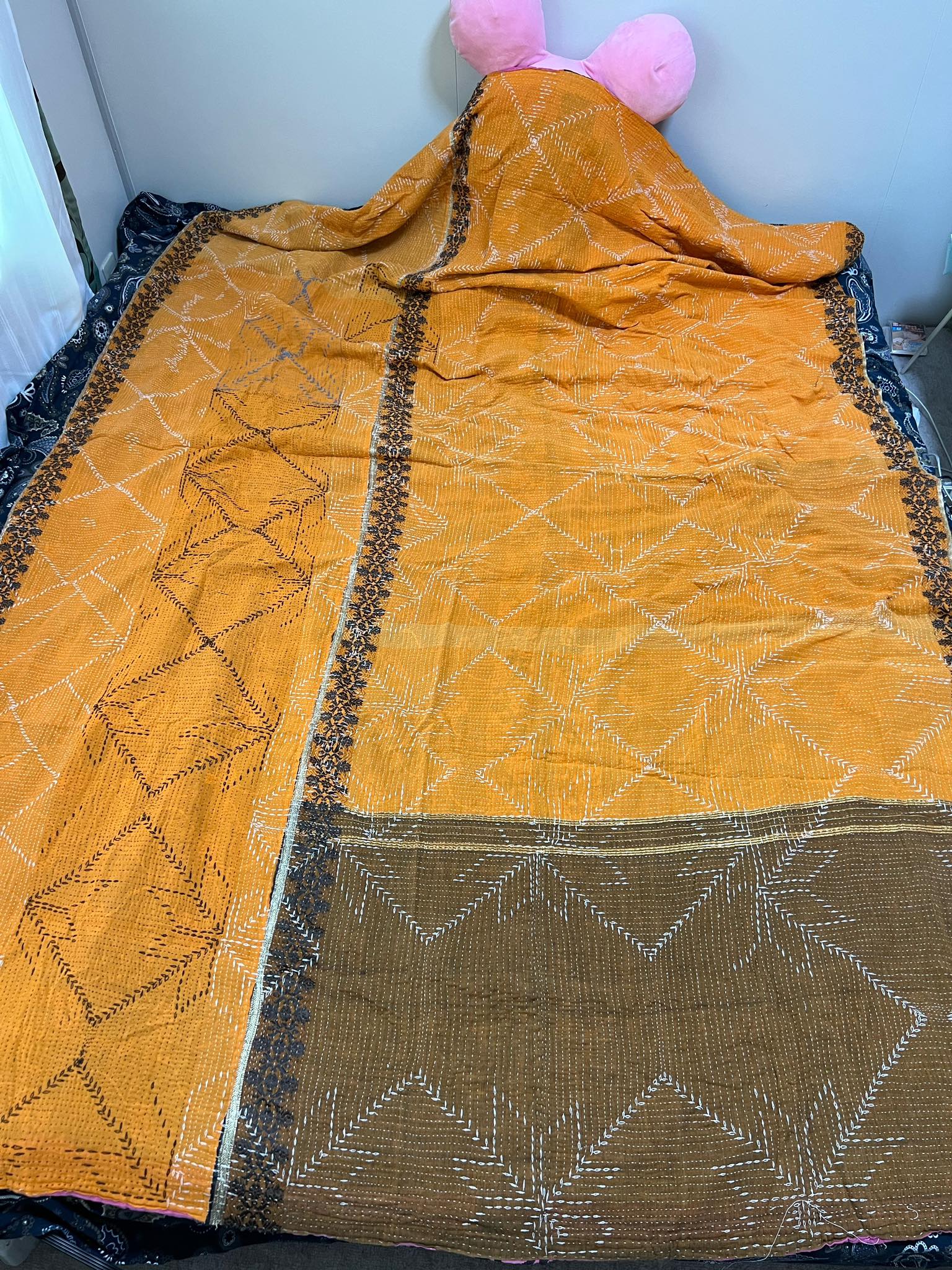 上掛布団ハンドメイドバングラデシュ製の布団です