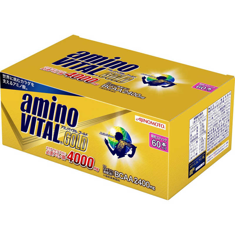 味の素　amino VITAL GOLD【グレープフルーツ風味/4.7g×60本】　36JAM84200 7,835円