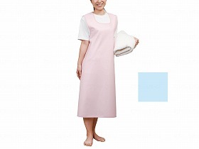 大阪エンゼル 入浴介助エプロン（マジックタイプ） サックス M 6012介護用品