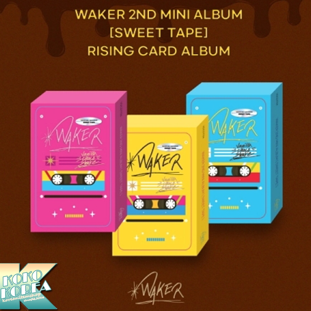 [RISING CARD ALBUM] WAKER - Sweet Tape 3種セット