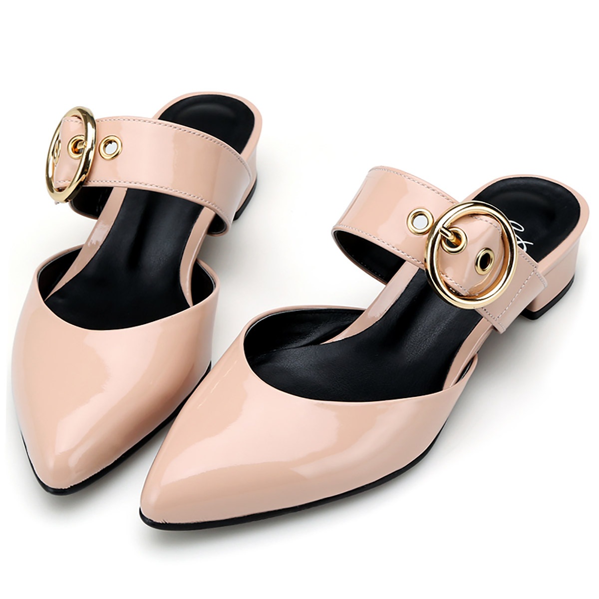 エリザベート バックル ミュール EL17169