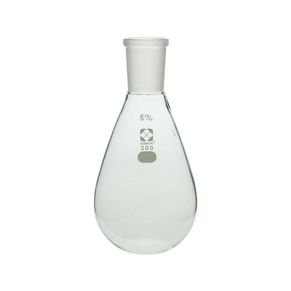 共通摺合平底なす形フラスコ 300mL (005400-29300)